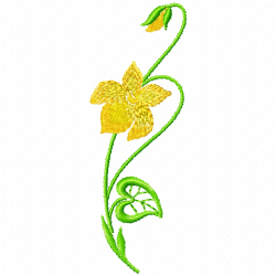 Flowers And Tree Embroidery Design 11 Flowers And Tree Embroidery Design 11